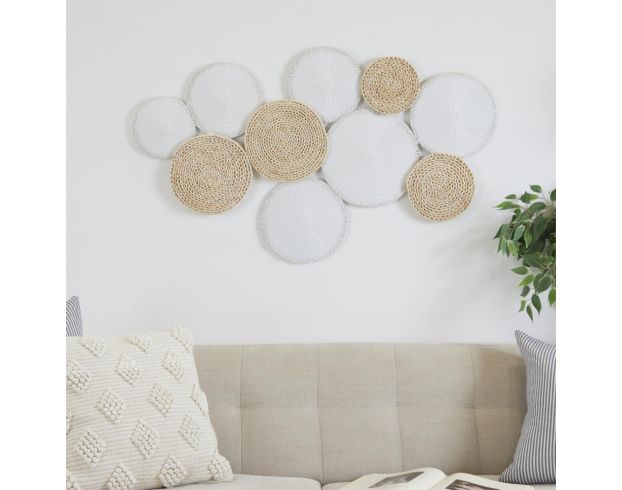 Uma 44 x 26 White Rope Wall Decor large image number 4