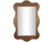 Uma Brown Wavy Wall Mirror small image number 1