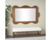 Uma Brown Wavy Wall Mirror small image number 4