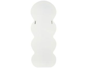 Uma 14 x 63 White Wavy Full-Length Mirror