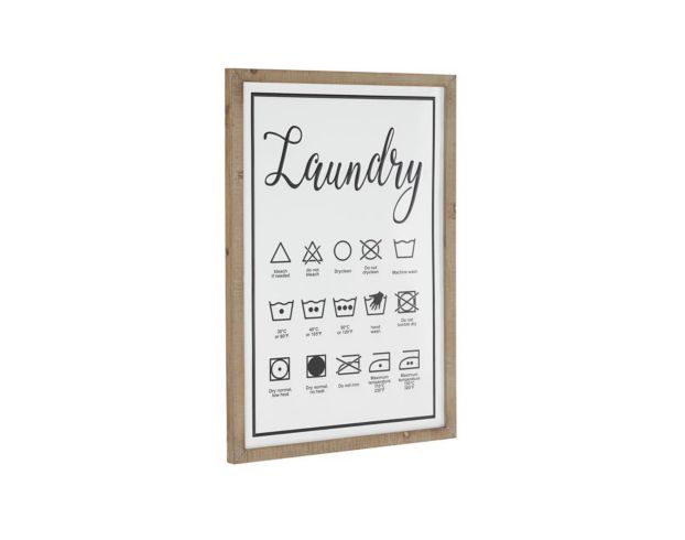 Uma 22 x 32 Laundry Chart Wall Art large image number 2