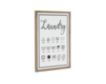 Uma 22 x 32 Laundry Chart Wall Art small image number 2