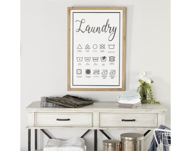 Uma 22 x 32 Laundry Chart Wall Art large image number 4