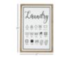 Uma 22 x 32 Laundry Chart Wall Art small image number 5