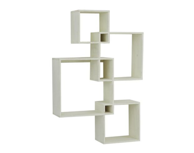 Uma Interlocking Squares Wall Shelf large image number 1