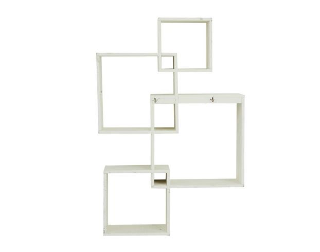 Uma Interlocking Squares Wall Shelf large image number 2