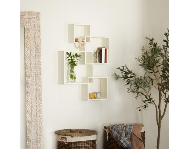 Uma Interlocking Squares Wall Shelf large image number 4