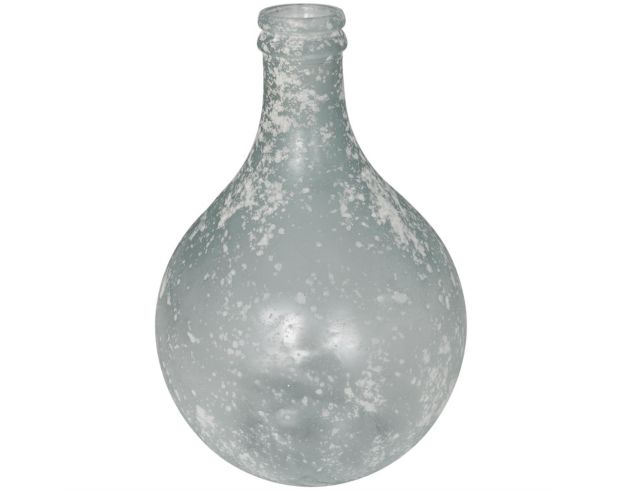 Uma 17” Clear Glass Frosted Vase large image number 1