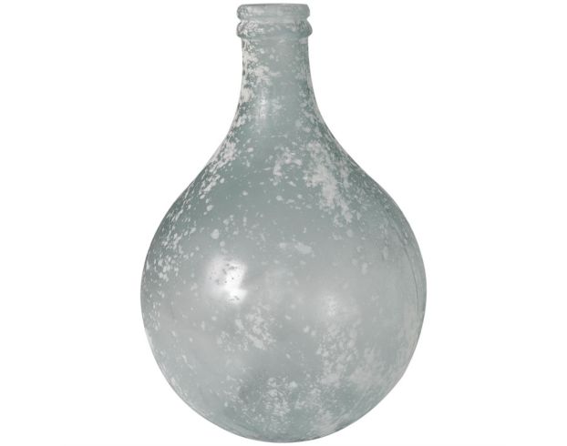 Uma 17” Clear Glass Frosted Vase large image number 2