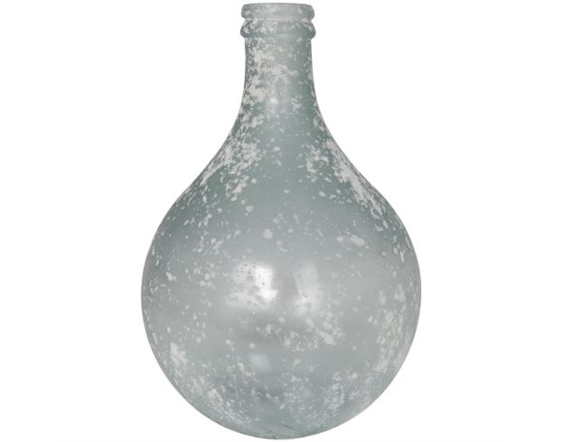 Uma 17” Clear Glass Frosted Vase large image number 3