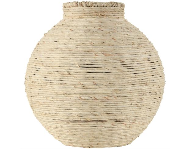 Uma 13” Beige Seagrass Wrapped Vase large image number 1