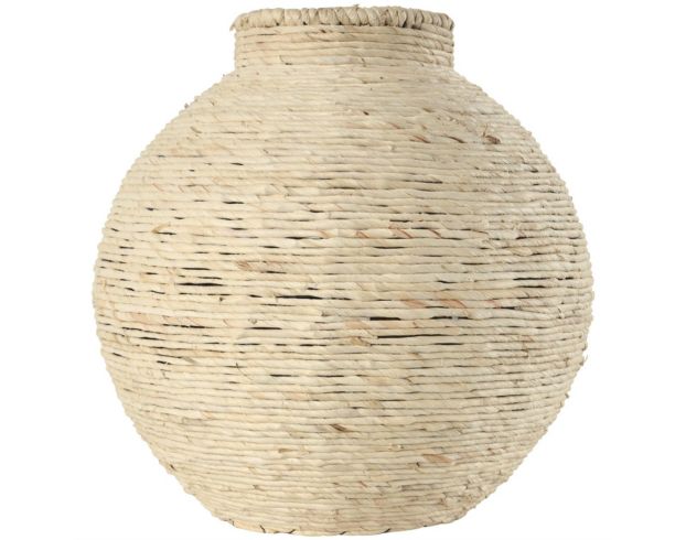 Uma 13” Beige Seagrass Wrapped Vase large image number 2