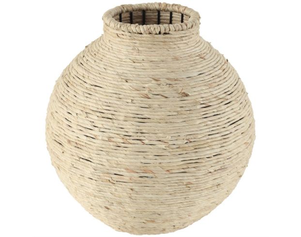 Uma 13” Beige Seagrass Wrapped Vase large image number 3