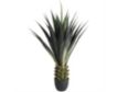 Uma 47” Green Faux Agave Tree with Black Pot small image number 1