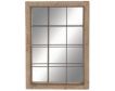 Uma Accents Industrial Wood Wall Mirror 36 X 52 small image number 1