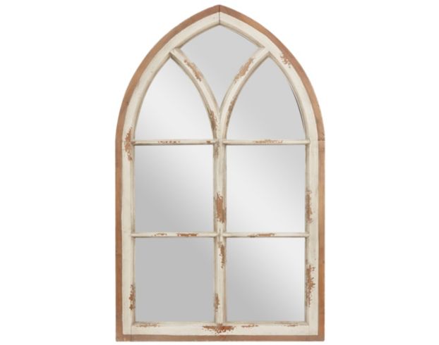 Uma Accents White Vintage Wall Mirror 51 X 31 large image number 1