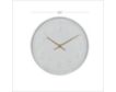 Uma 24-Inch White Wall Clock small image number 5