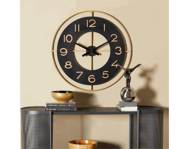 Uma 28-Inch Metal Wall Clock large image number 3