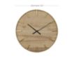 Uma 24-Inch Wood Wall Clock small image number 7