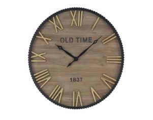 Uma 36-Inch Wood Wall Clock