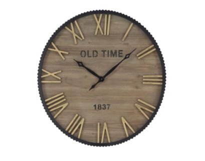 Uma 36-Inch Wood Wall Clock