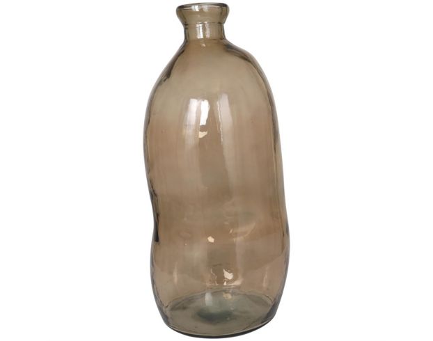 Uma 29-Inch Brown Spanish Glass Vase large image number 3