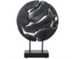 Uma 19-Inch Black Circle Cutout Sculpture small image number 1