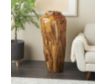 Uma 39" Teak Wood Mosaic Floor Vase small image number 2