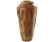 Uma 32-Inch Teak Wood Mosaic Floor Vase small image number 4