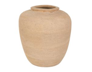 Uma 12" Novogratz Beige Ceramic Vase