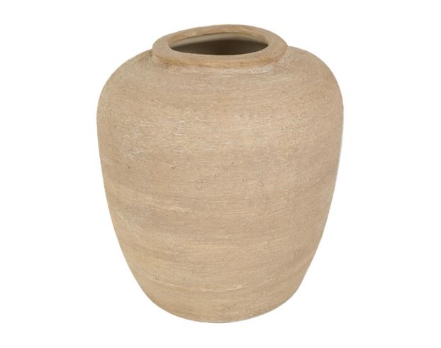 Uma 12" Novogratz Beige Ceramic Vase large image number 3