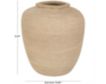 Uma 12-Inch Novogratz Beige Ceramic Vase small image number 5