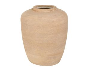 Uma 16-Inch Novogratz Beige Ceramic Vase