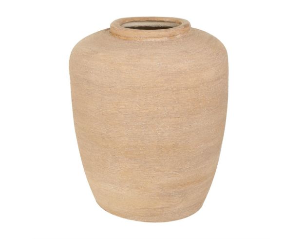 Uma 16-Inch Novogratz Beige Ceramic Vase large image number 1