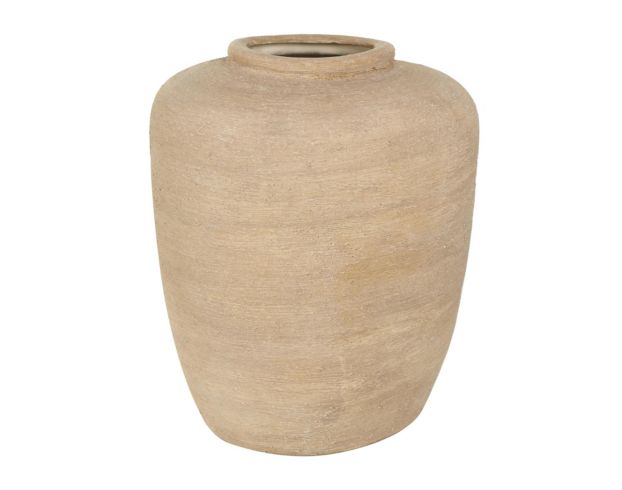 Uma 16-Inch Novogratz Beige Ceramic Vase large image number 3