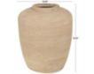 Uma 16-Inch Novogratz Beige Ceramic Vase small image number 5