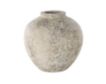 Uma 12-Inch Cream Round Ceramic Antique Vase small image number 1