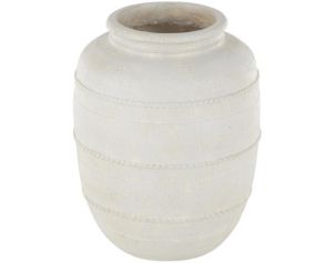 Uma 18" White Mediterranean Vase