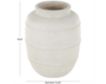 Uma 18" White Mediterranean Vase small image number 5