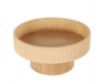 Uma Enterprises, Inc 14-Inch Light Brown Wood Ribbed Deco Bowl small image number 3