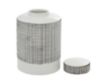 Uma Enterprises, Inc White Striped Ceramic Jar (Set of 2) small image number 3