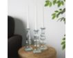 Uma Enterprises, Inc Clear Glass Candleholders (Set of 3) small image number 4