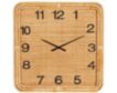 Uma Brown Cane Wall Clock small image number 1