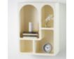 Uma 24 x 31 White Arched Wall Shelf small image number 1