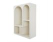 Uma 24 x 31 White Arched Wall Shelf small image number 2