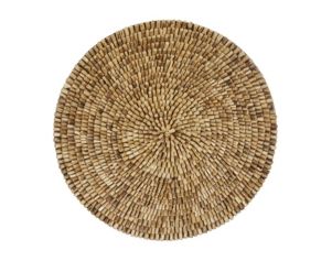 Uma Reclaimed Wood Round Wall Sculpture