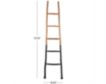 Uma 73" Wood Black & Brown Two-Tone Blanket Ladder small image number 4