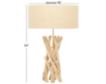 Uma Driftwood Table Lamp small image number 7