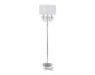 Uma 63" Silver Glam Chandelier Floor Lamp small image number 1