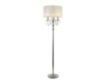 Uma 63" Silver Glam Chandelier Floor Lamp small image number 3